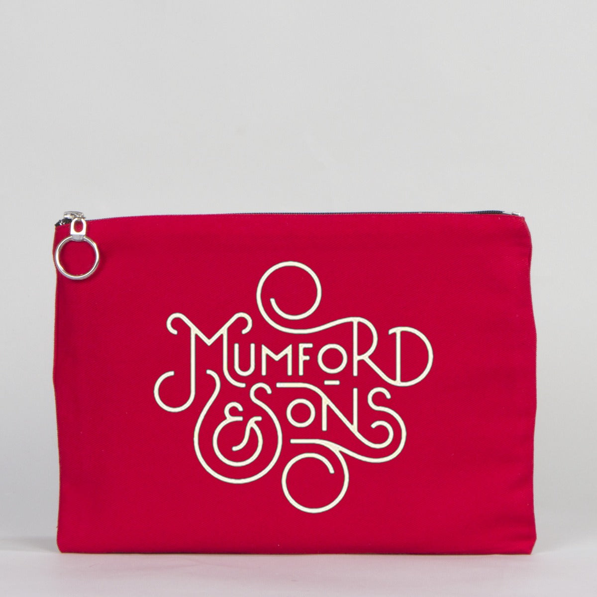 Red Ipad Portfolio Bag Lined 12"W x 8"H (30 cm x 21 cm) - (Customize)