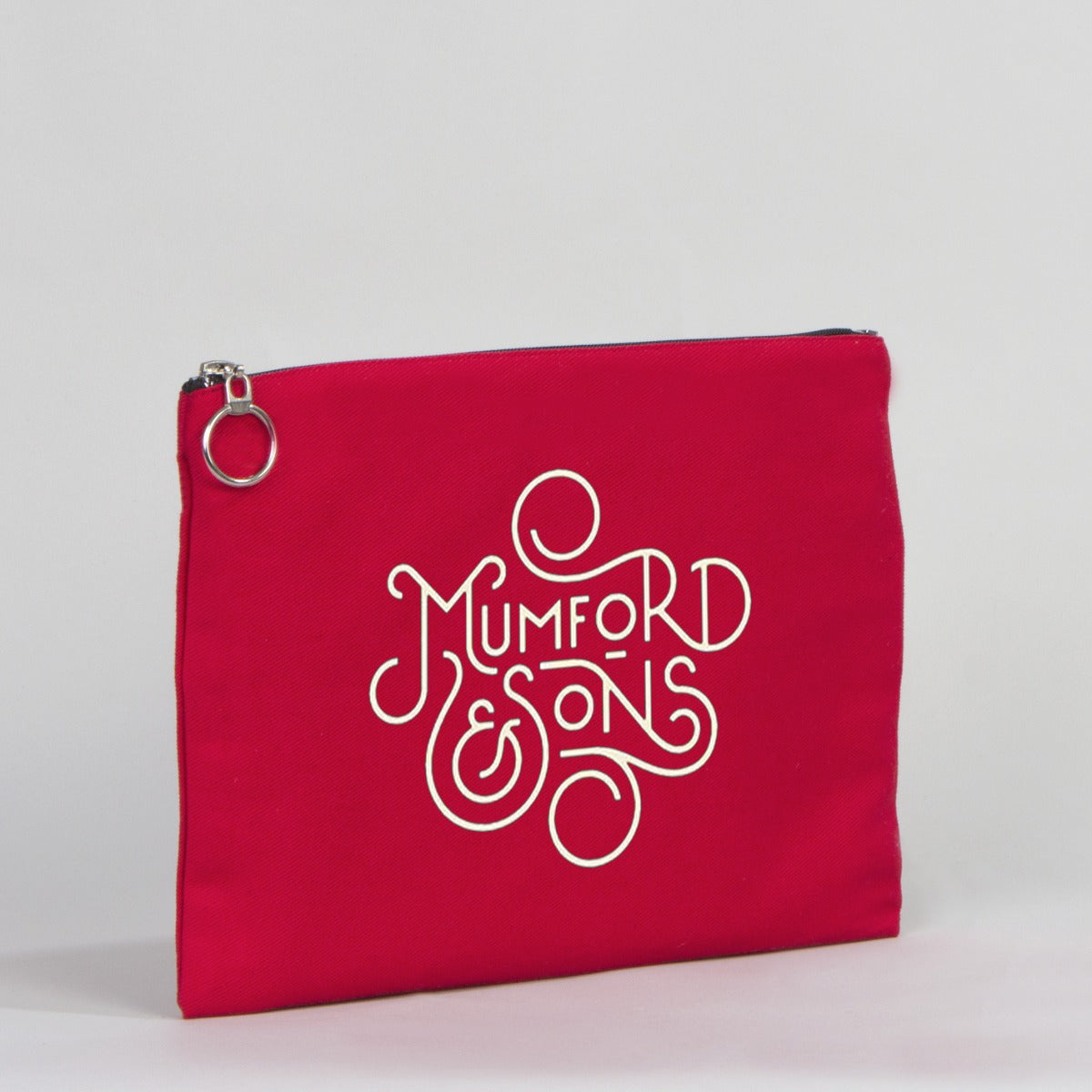 Red Ipad Portfolio Bag Lined 12"W x 8"H (30 cm x 21 cm) - (Customize)