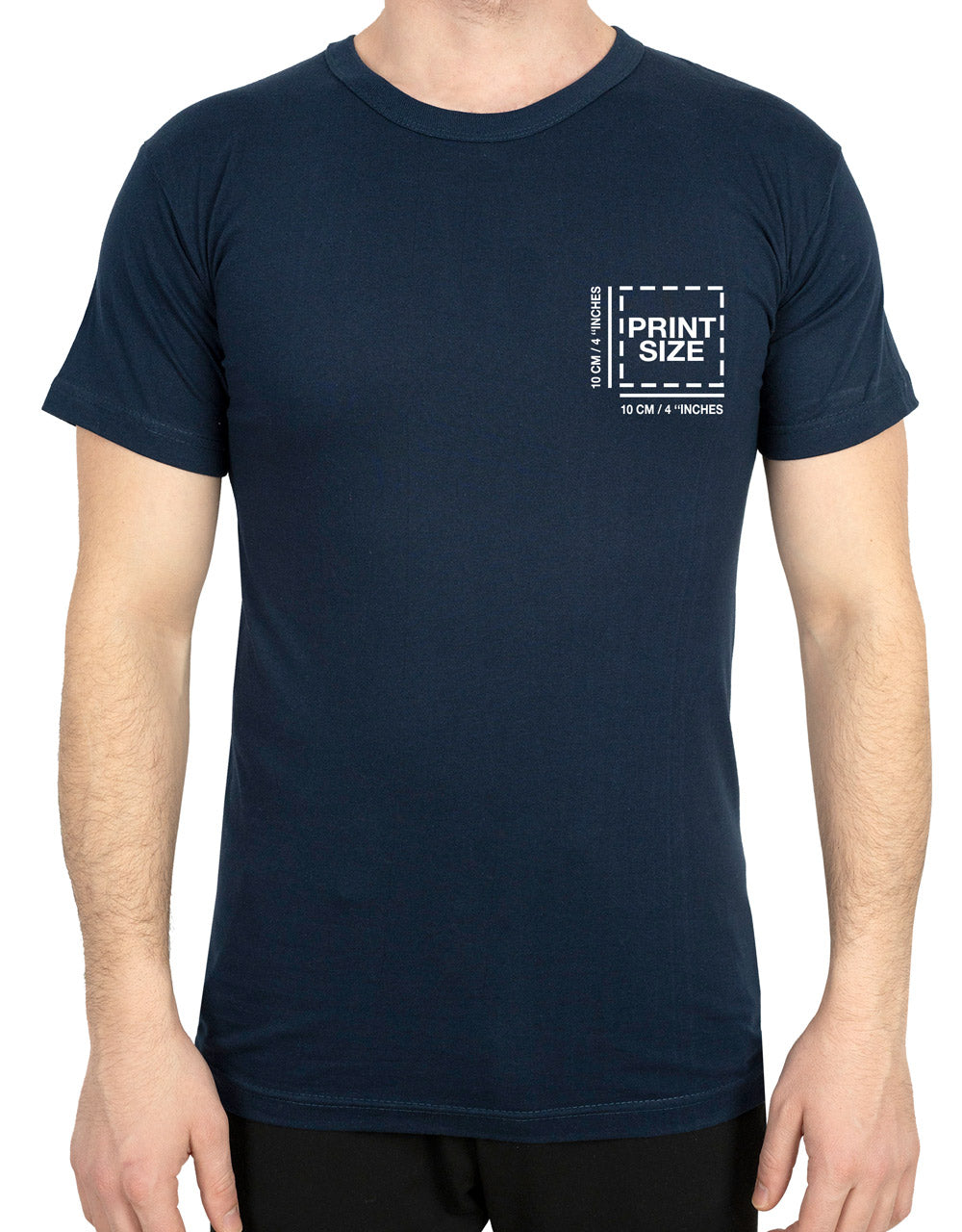 Printed Promotional T-Shirt Navy Color