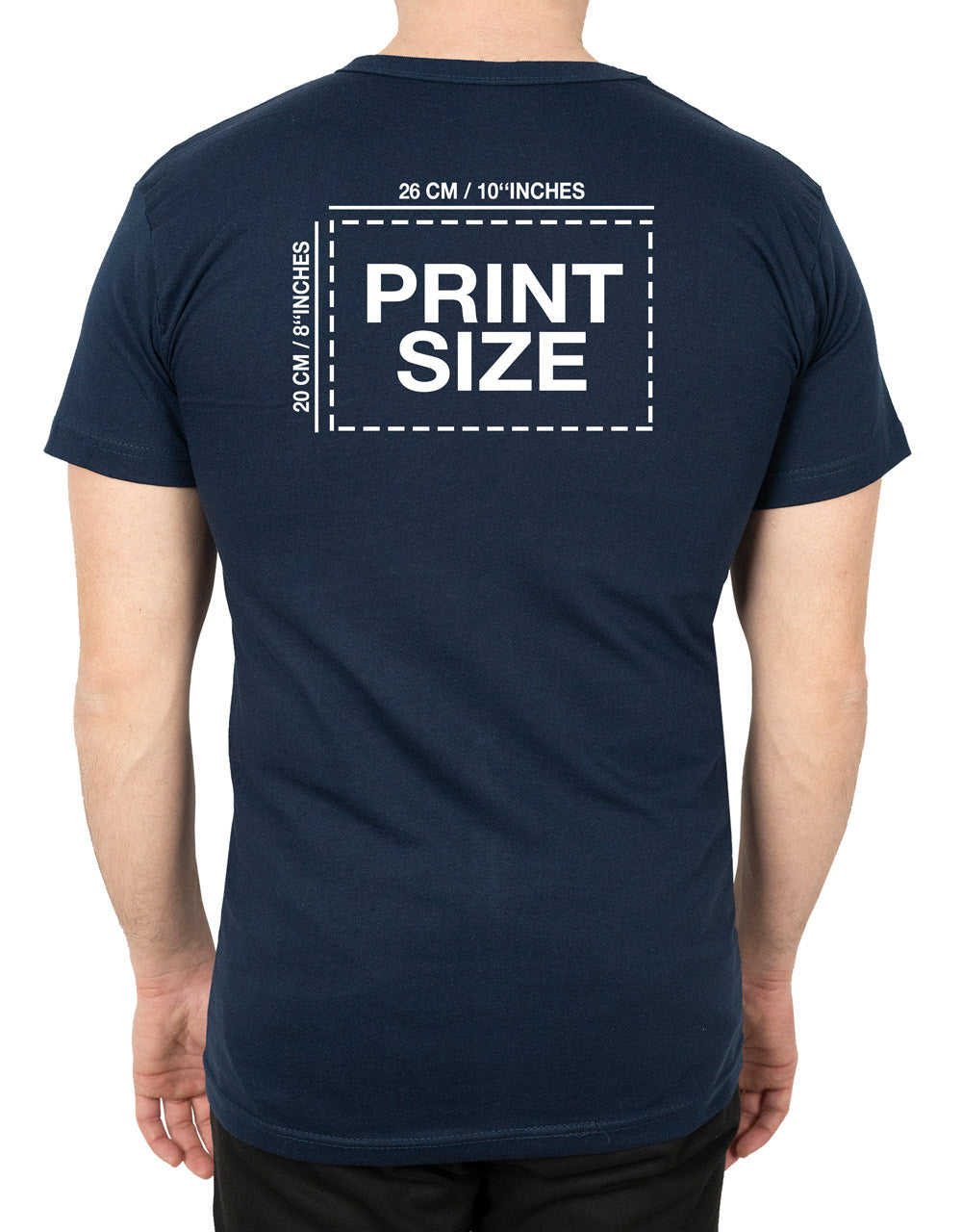 Printed Promotional T-Shirt Navy Color