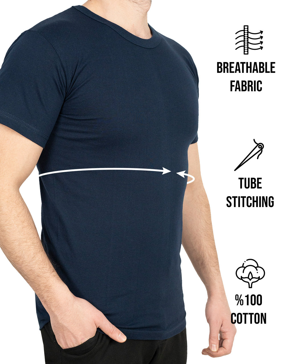 Promotional T-shirt Navy Blue