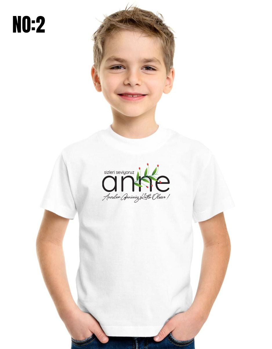 Mother's Day Print Promotion T-shirt - White