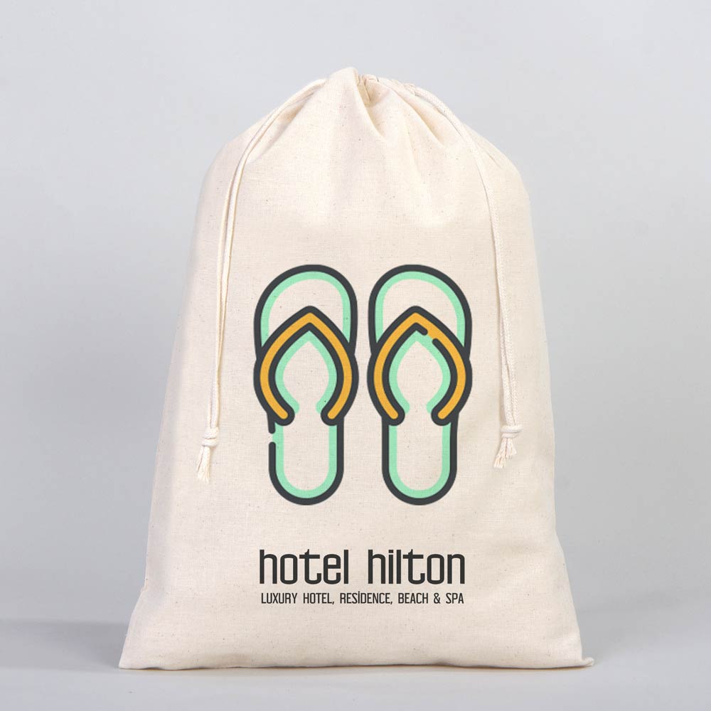 Fabric Pouch 12" W x 16" H (30 cm x 40 cm) - (Customize)
