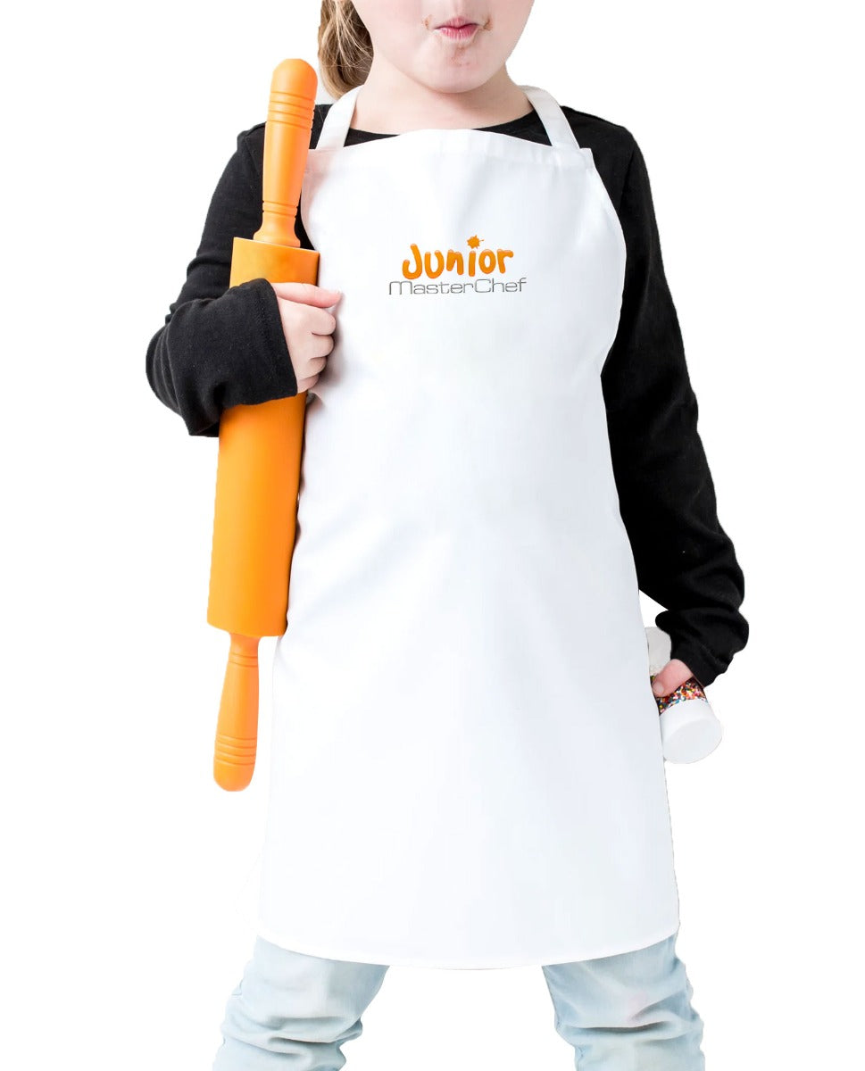 Kitchen Apron Boy - White (Customizable)