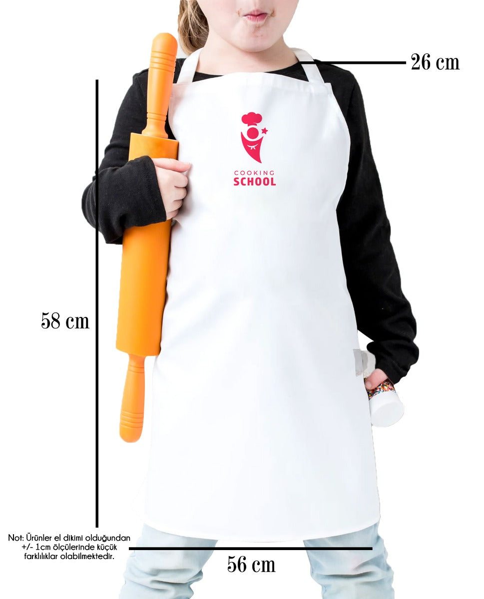 Kitchen Apron Boy - White (Customizable)