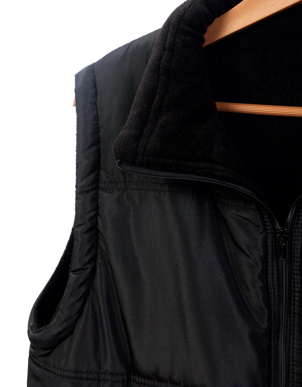 Printed Vest - Polar Black Inside