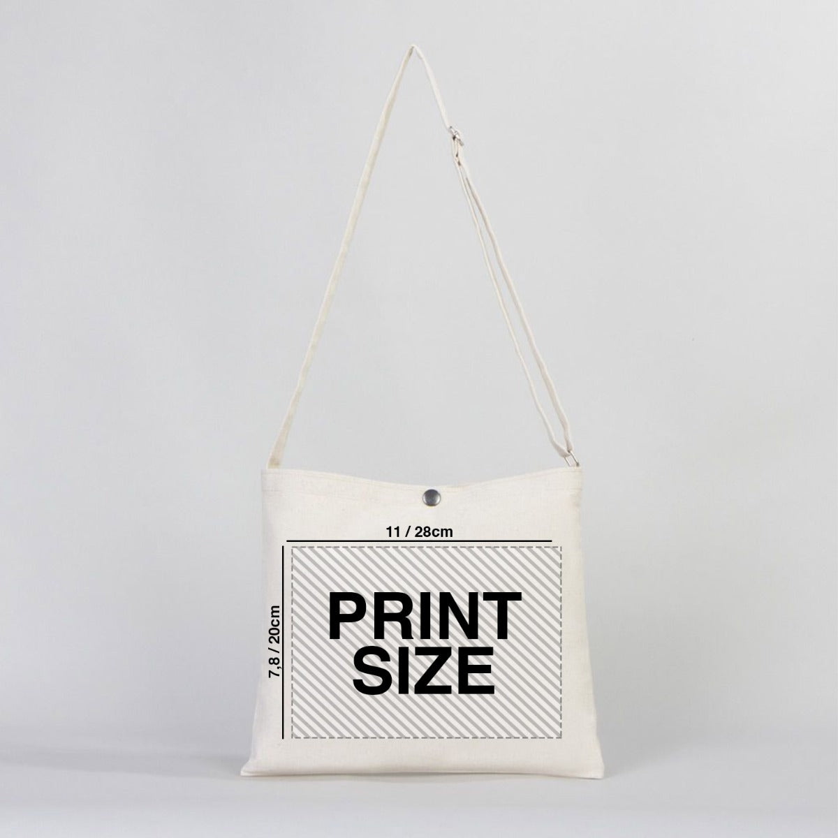 Canvas Saddlebag 14"W x 12"H (35x30cm) - Customize