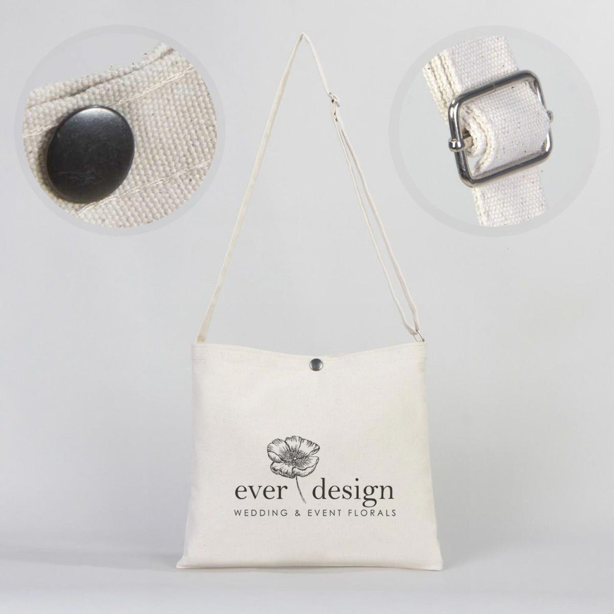Canvas Saddlebag 14"W x 12"H (35x30cm) - Customize