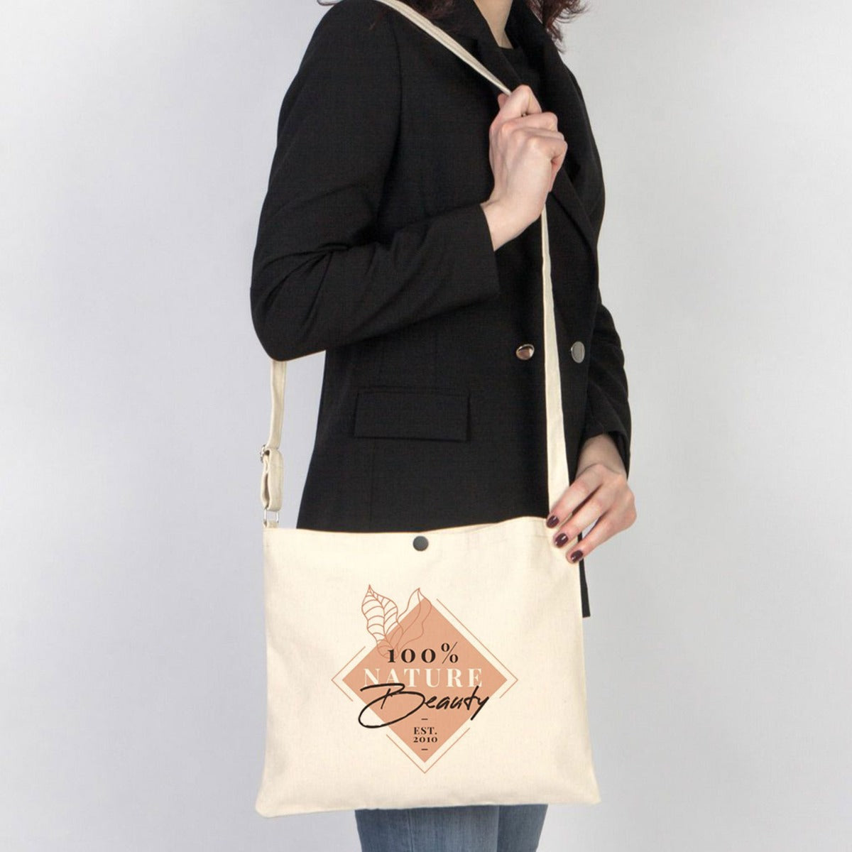 Canvas Saddlebag 14"W x 12"H (35x30cm) - Customize