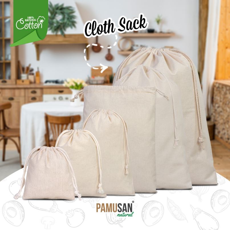 Fabric Pouch 10" W x 14" H (25 cm x 35 cm) - (Customize)