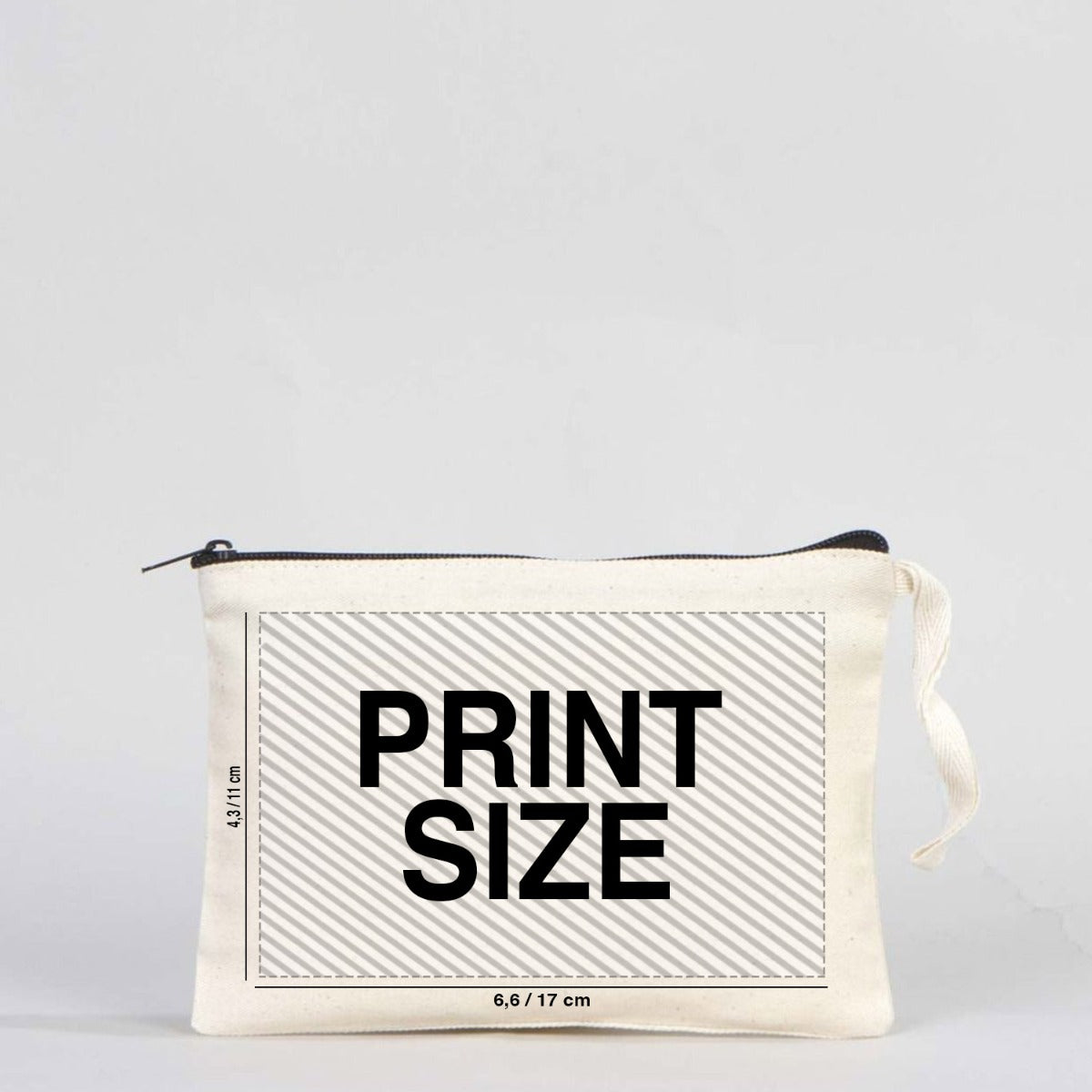 Clutch Unlined Bag - 8"W x 6"H (21 cm x 15 cm) - (Customize)