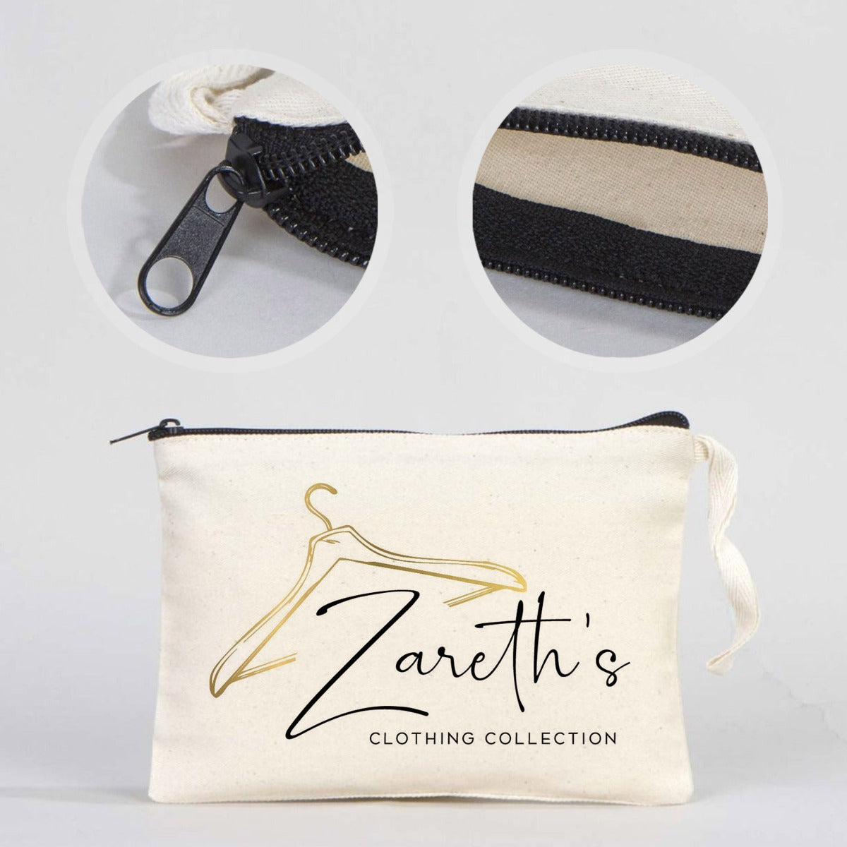 Clutch Unlined Bag - 8"W x 6"H (21 cm x 15 cm) - (Customize)