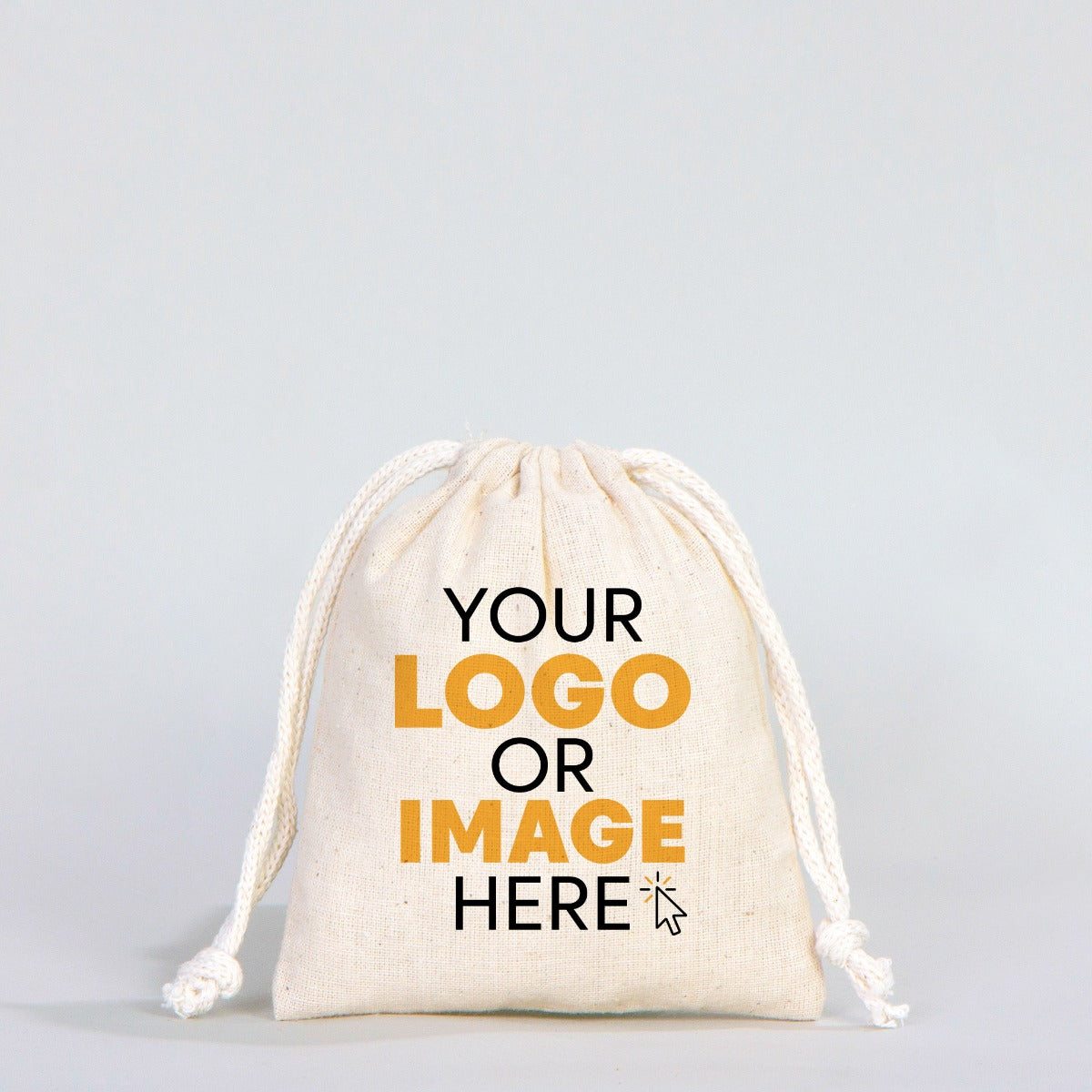 Fabric Pouch 4" W x 5" H (10 cm x 13 cm) - (Customize)