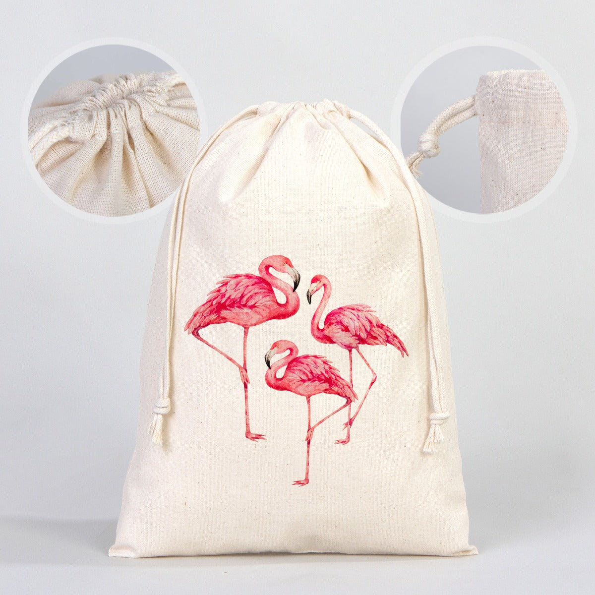 Fabric Pouch 10" W x 14" H (25 cm x 35 cm) - (Customize)