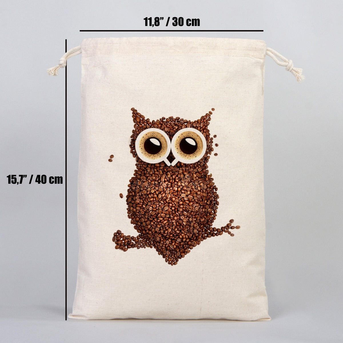 Fabric Pouch 12" W x 16" H (30 cm x 40 cm) - (Customize)