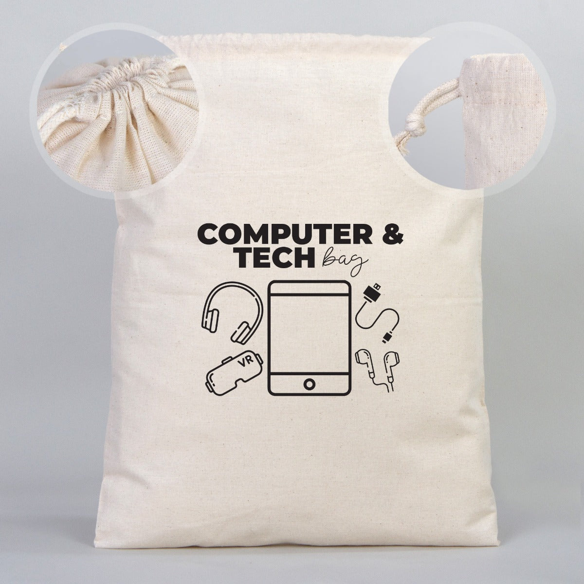 Fabric Pouch 16" W x 20" H (40 cm x 50 cm) - (Customize)