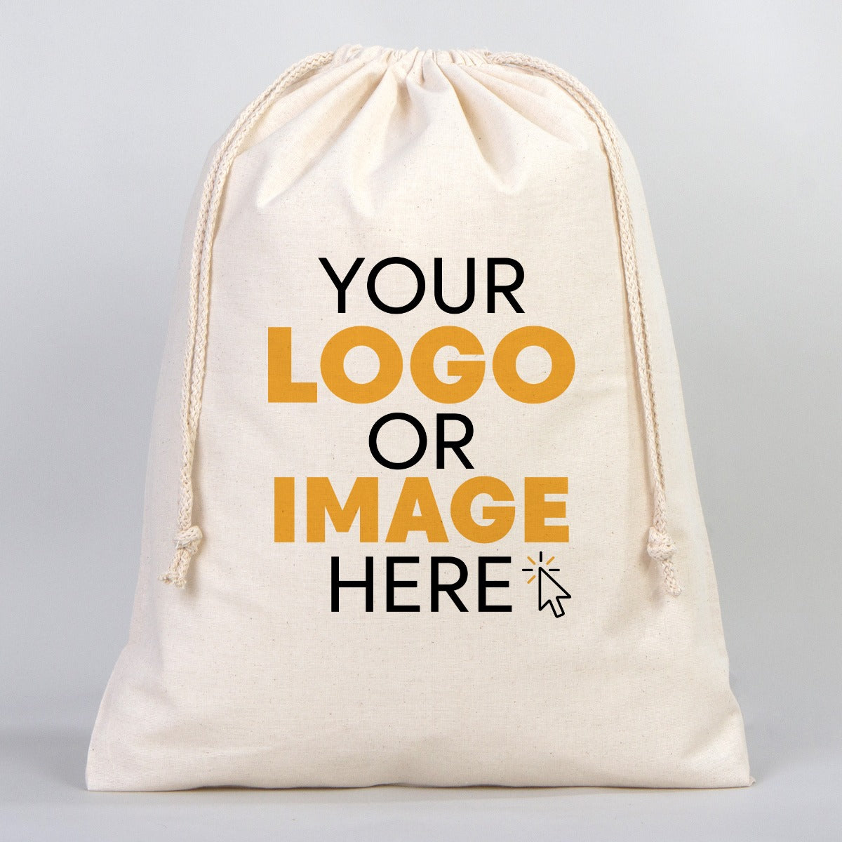 Fabric Pouch 16" W x 20" H (40 cm x 50 cm) - (Customize)