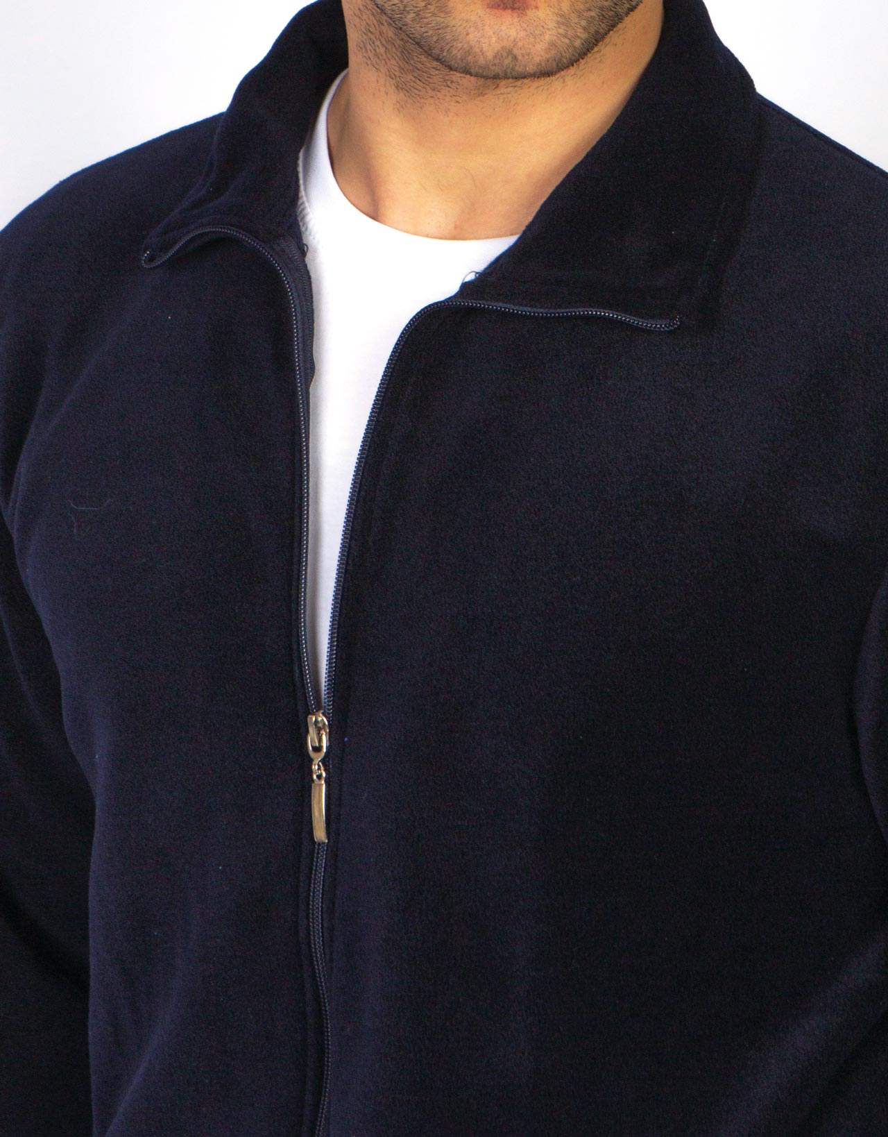 Zippered Winter Polar - Navy