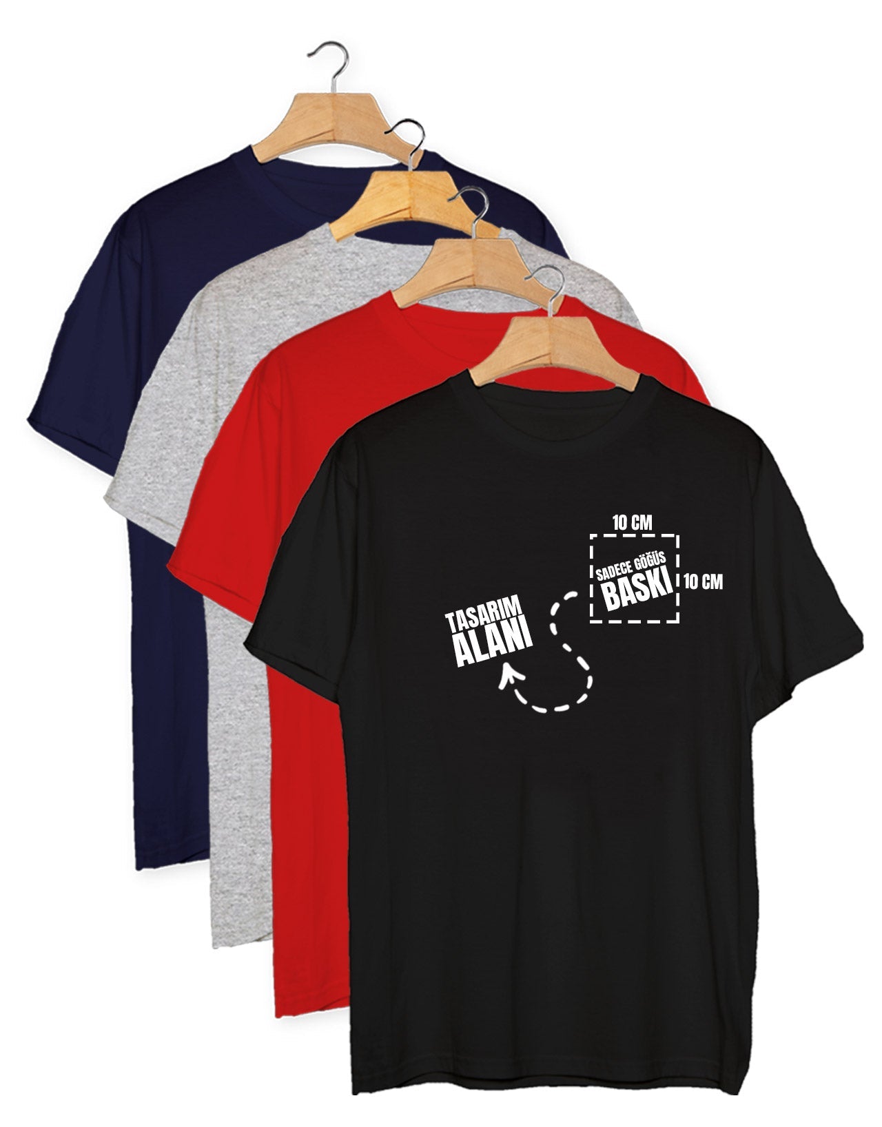Business-Specific Promotion Color Round Collar T-Shirt - 10