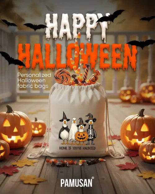 Halloween drawstring backpacks
