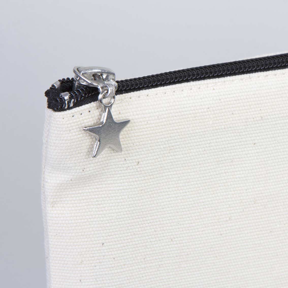 Clutch Canvas Lined Bag - 10"W x 7"H (25cm x 18 cm)
