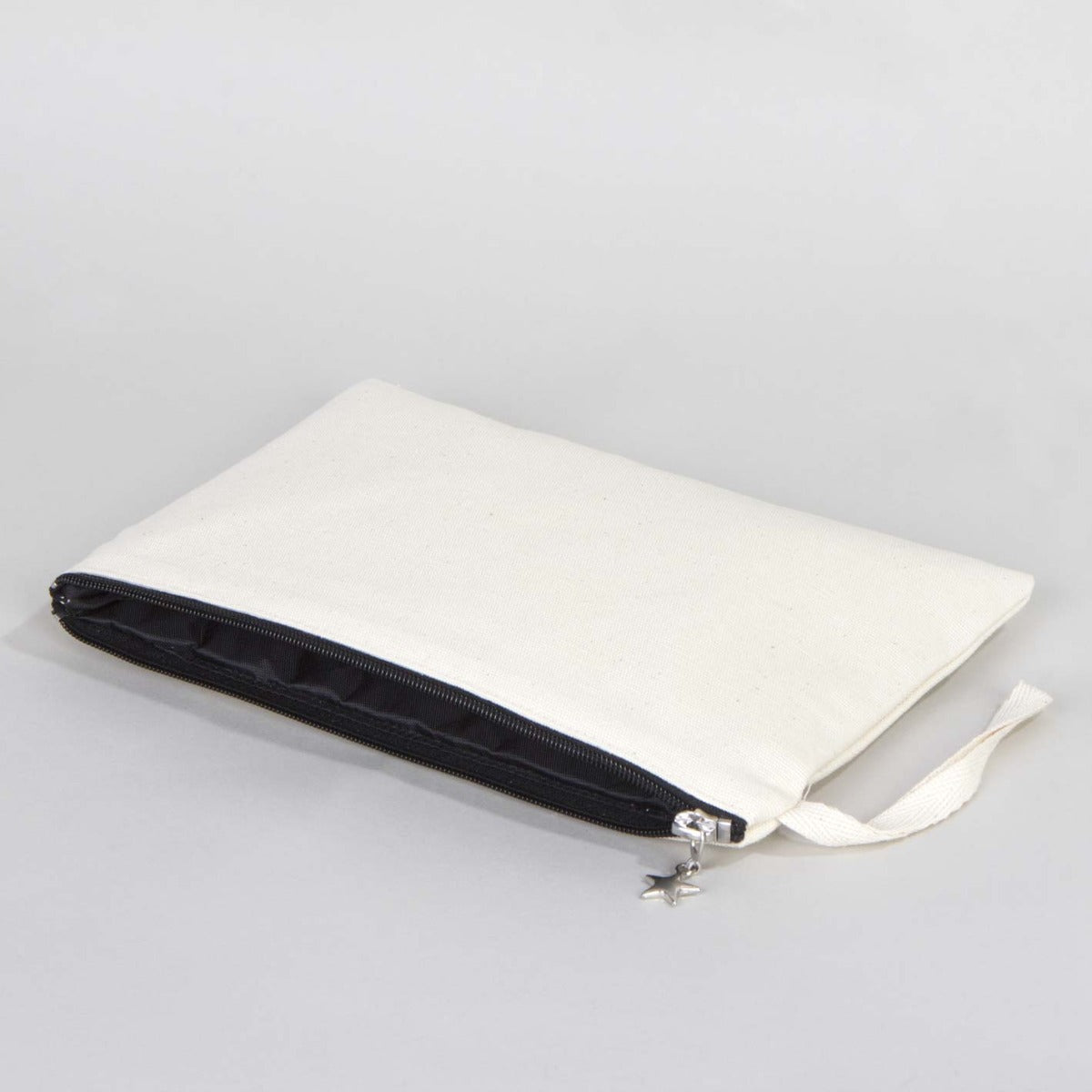 Clutch Canvas Lined Bag - 10"W x 7"H (25cm x 18 cm)