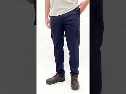 Business Pants Cargo Pocket - Navy Blue