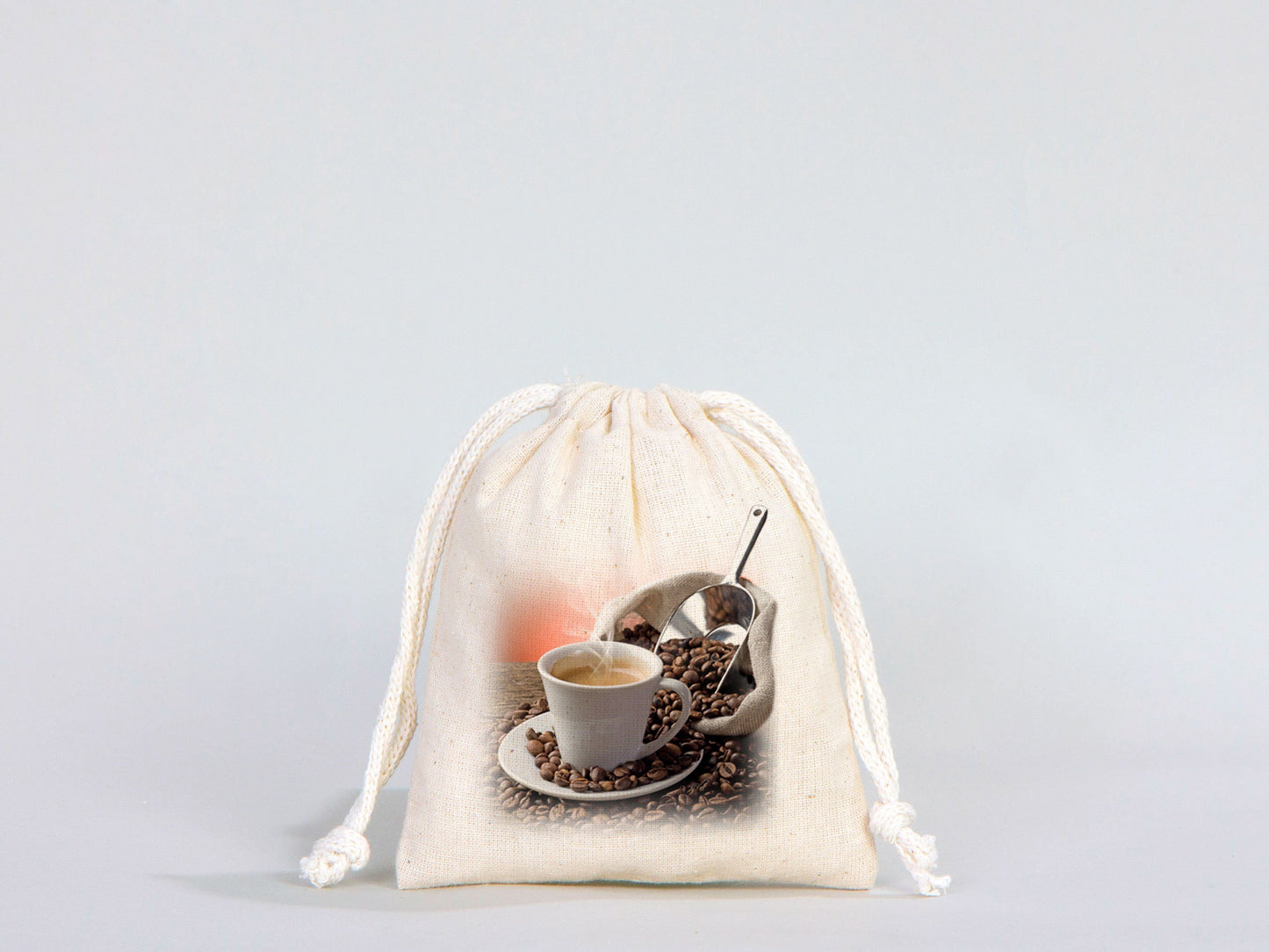 Custom Muslin Bags - 4"W x 5"H (10 x 13 cm) Organic Cotton Favor Bags - Wedding Favor Drawstring Bags - Jewelry - Gift - Produce - Packing Bags
