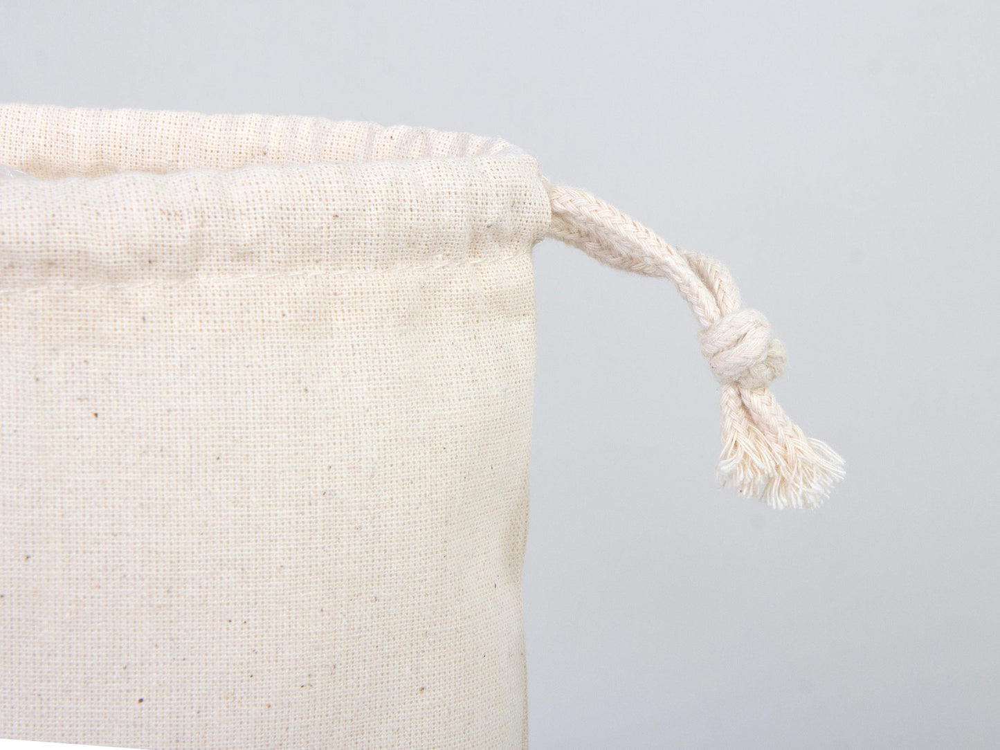 Custom Muslin Bags - 4"W x 5"H (10 x 13 cm) Organic Cotton Favor Bags - Wedding Favor Drawstring Bags - Jewelry - Gift - Produce - Packing Bags