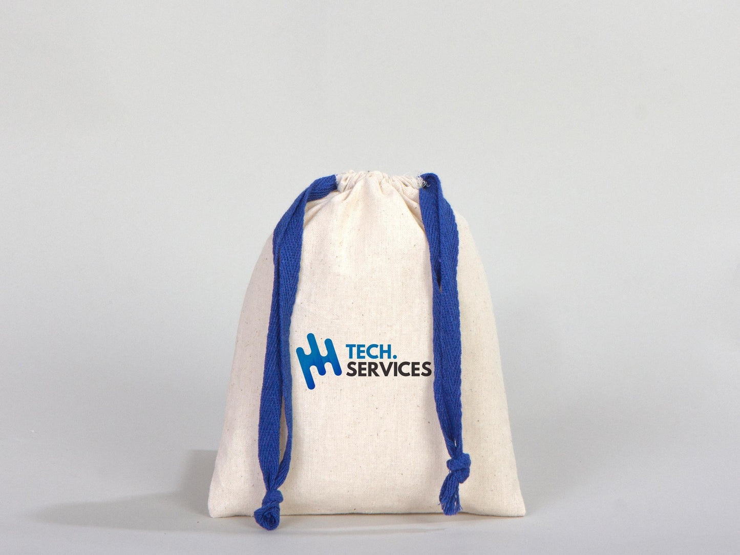 Muslin Drawsting Bags - 6"W x 8"H (15 cm x 20 cm) - Navy blue Great For Packing And Wrapping - Organic Cotton Pouch Bag - Bridal shower Bag
