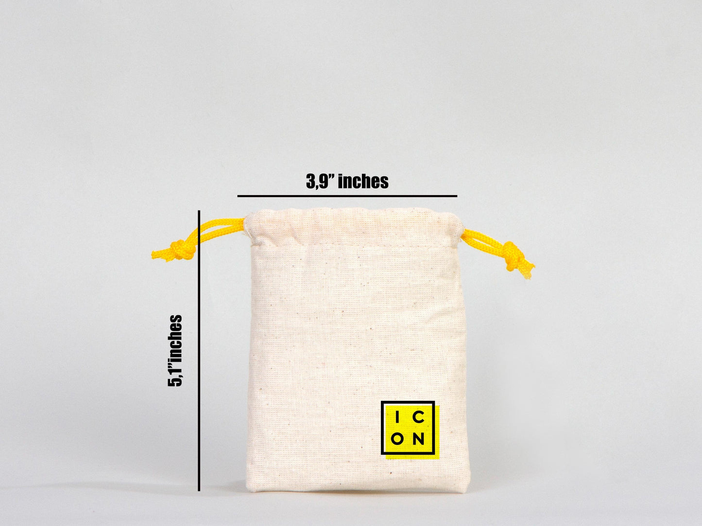 Custom Bag - Drawstring Muslin Bags, 4"W x 5"H (10 cm x 13 cm) Hangover Kit, Wedding Welcome Bags Custom Favor Bags