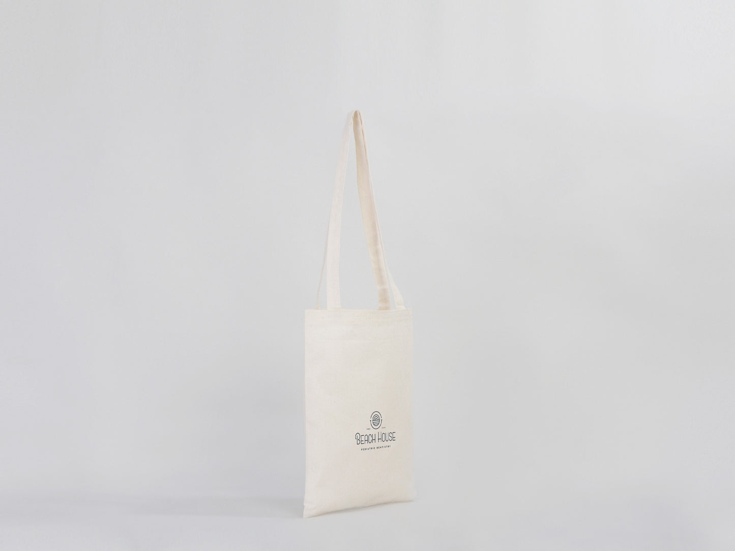 Custom Long Handle Tote Bag - 10"W x 14"H (25 cm x 35 cm) - Promotional Tote Bag - Photo Print Tote Bag - Mini Shopping Bag