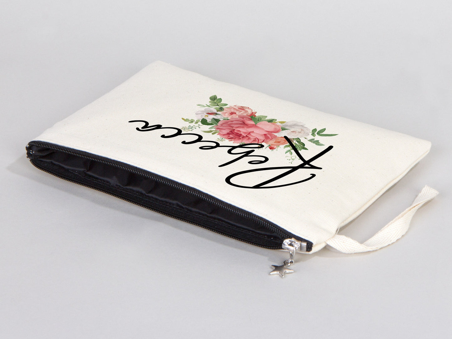 Wedding clutch bag - 10"W x 7"H (25 cm x 18 cm) Custom Cotton Clutch Bag - Wedding cotton clutch gift - Clutch Wedding Eco friendly Clutch bag