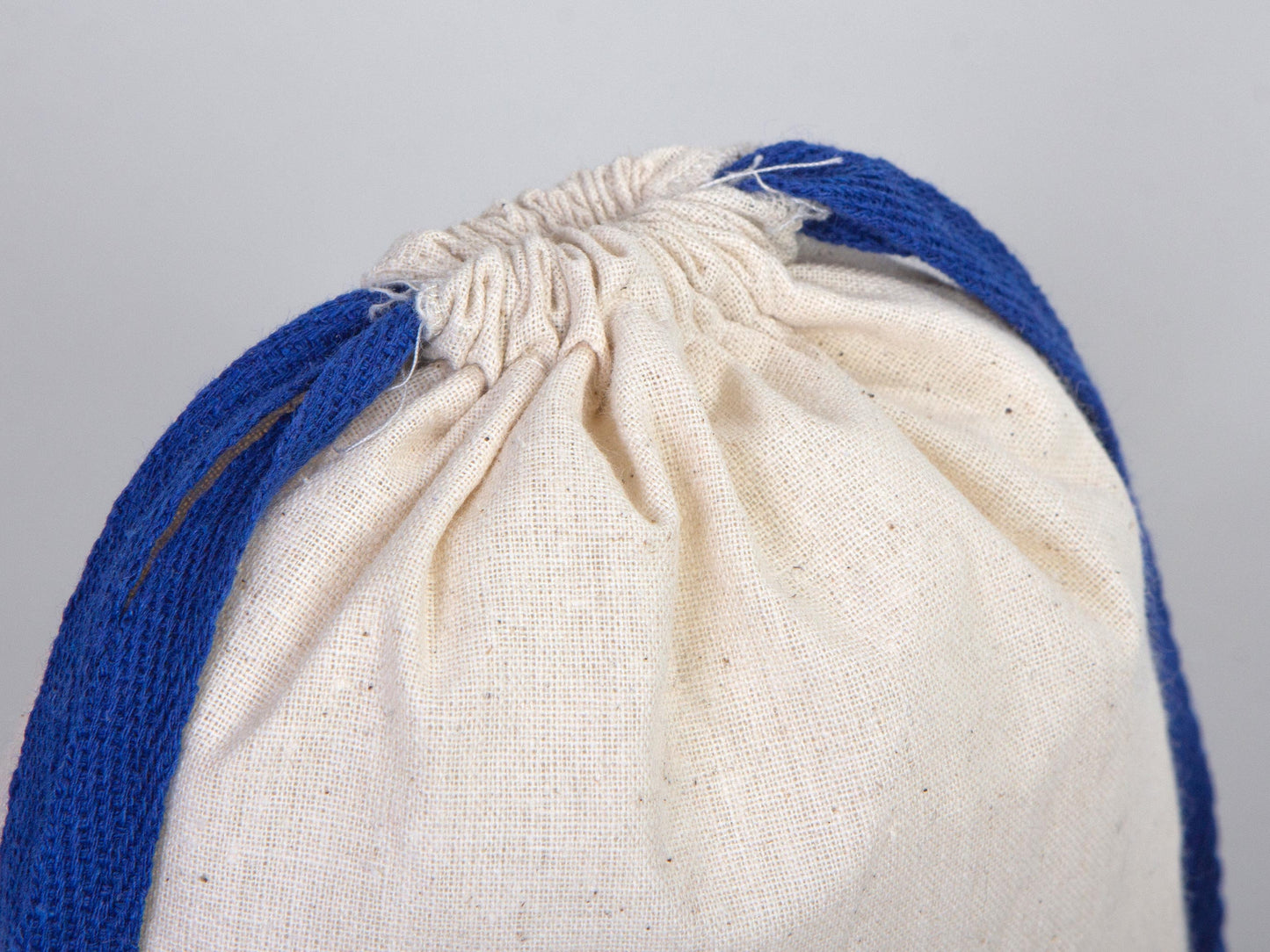 Muslin Drawsting Bags - 6"W x 8"H (15 cm x 20 cm) - Navy blue Great For Packing And Wrapping - Organic Cotton Pouch Bag - Bridal shower Bag
