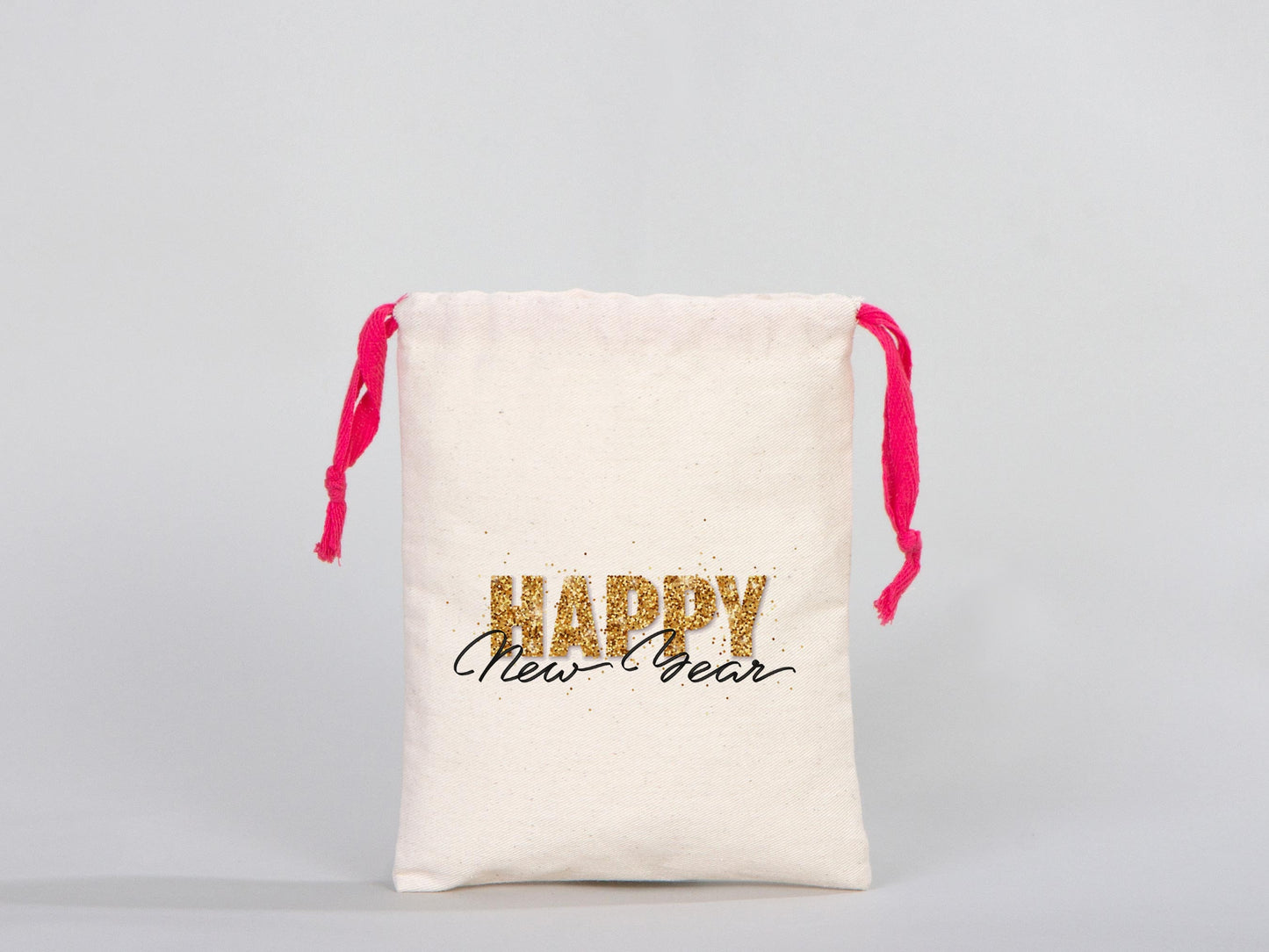 Pink Drawstring Cotton Bags 6"W x 8"H (15 cm x 20 cm), Great For Packing And Wrapping, Organic Cotton Pouch Bag, Bridal shower Bag, Custom Bag