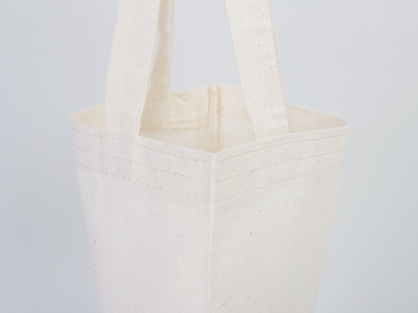 Custom Long Handle Tote Bag - 10"W x 14"H (25 cm x 35 cm) - Promotional Tote Bag - Photo Print Tote Bag - Mini Shopping Bag