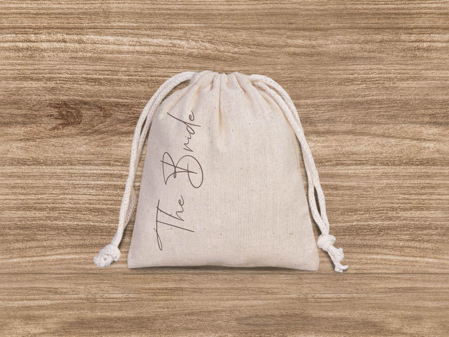 The Bride Bag, Wedding The Bride Tote Bag, Bridal Party Cotton Bag, Bridesmaid Sack for Wedding, Cotton Pouches, Welcome Wedding Tote Bag