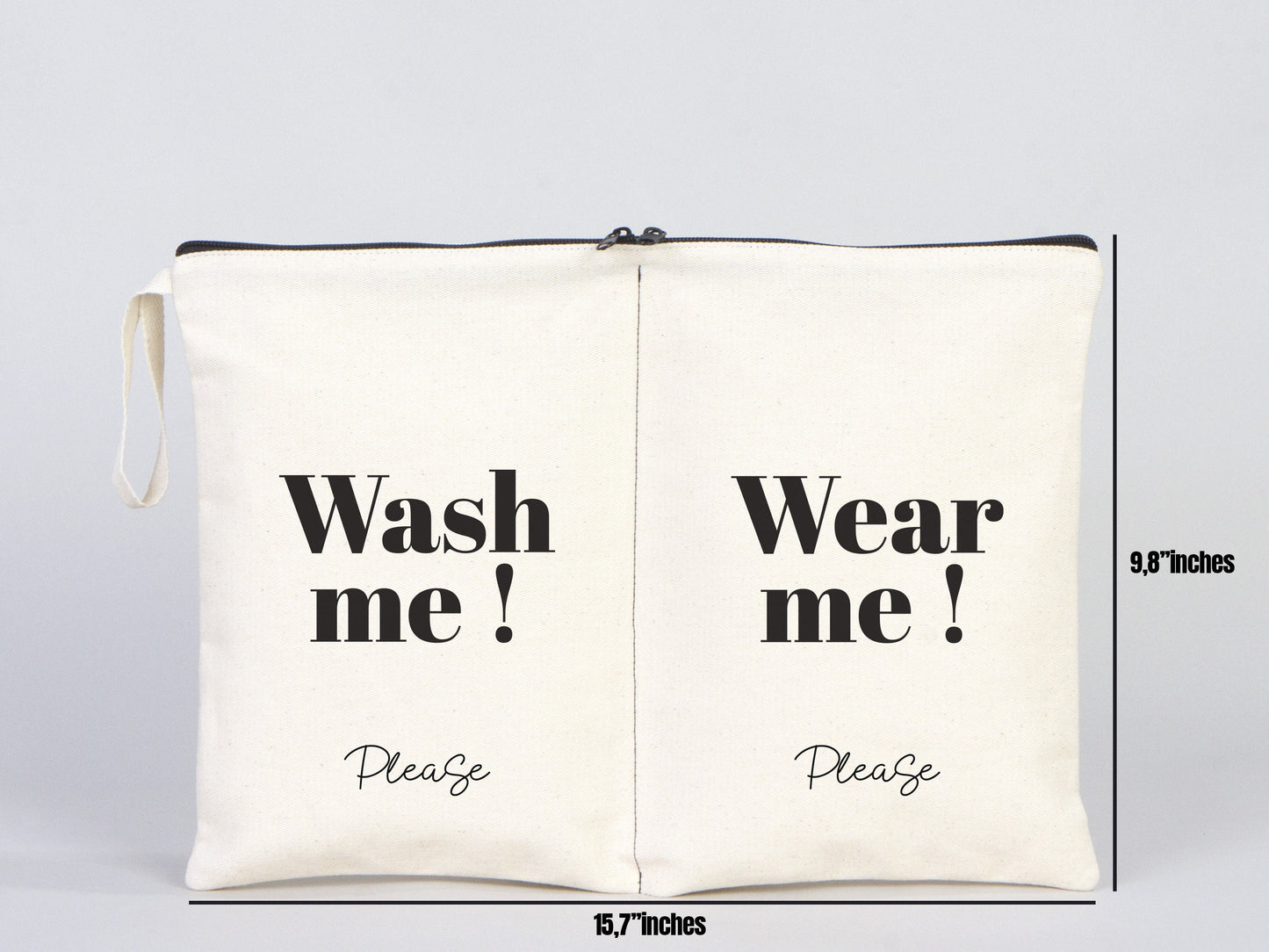 Pamusan Wear and Wash Travel Bag - Personal Travel Bag - Lingerie Laundry Bag - Clean and dirty bags - Storage and Organization Cotton Bags