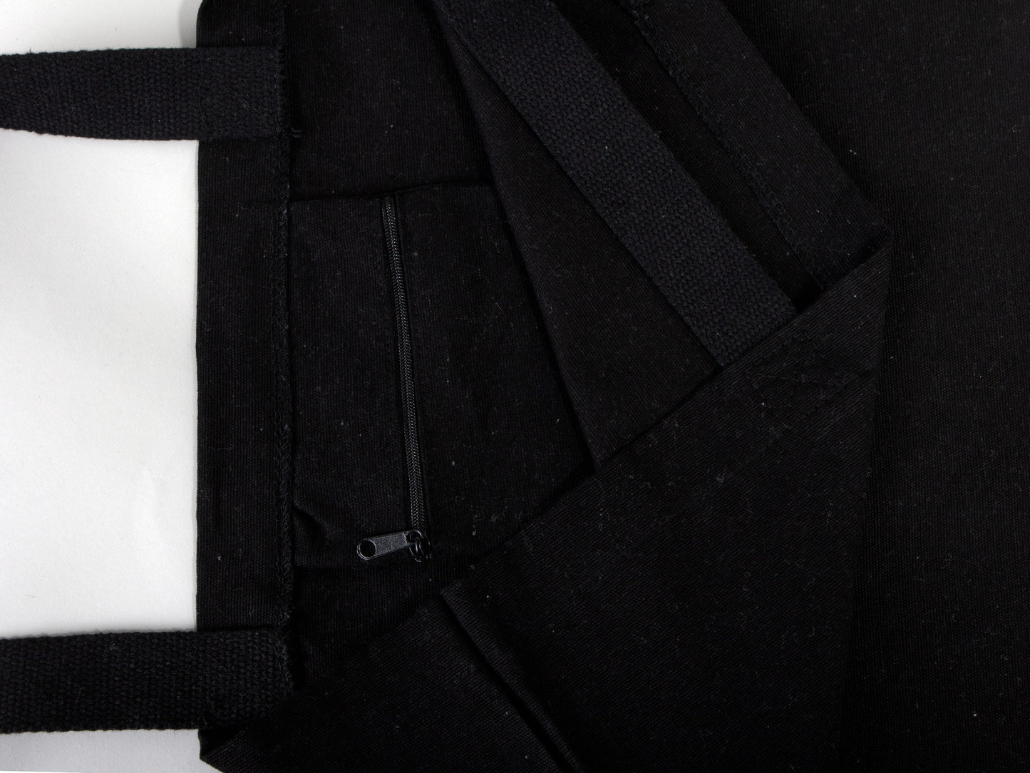 Black Custom Canvas Bag, 19"W x 16"H x 4"L (48 cm x 41 cm x 10 cm), Personalized Cotton Bags, Promotional Bags, Beach Bags