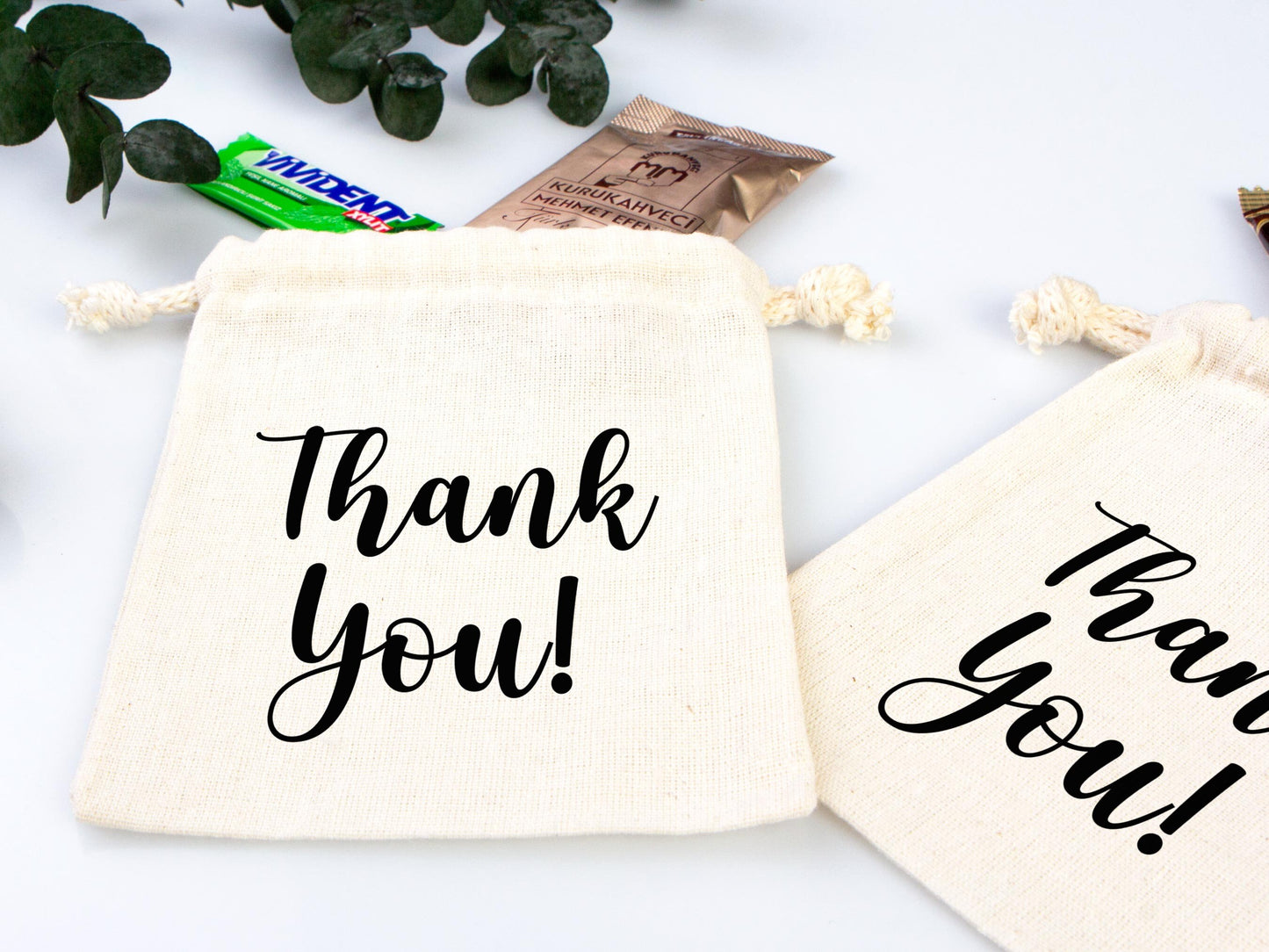 Personalized Kit Thank You Bag - Wedding & Bachelorette Party Bags - Thanks Pouch Bag - Bachelorette Party Bags