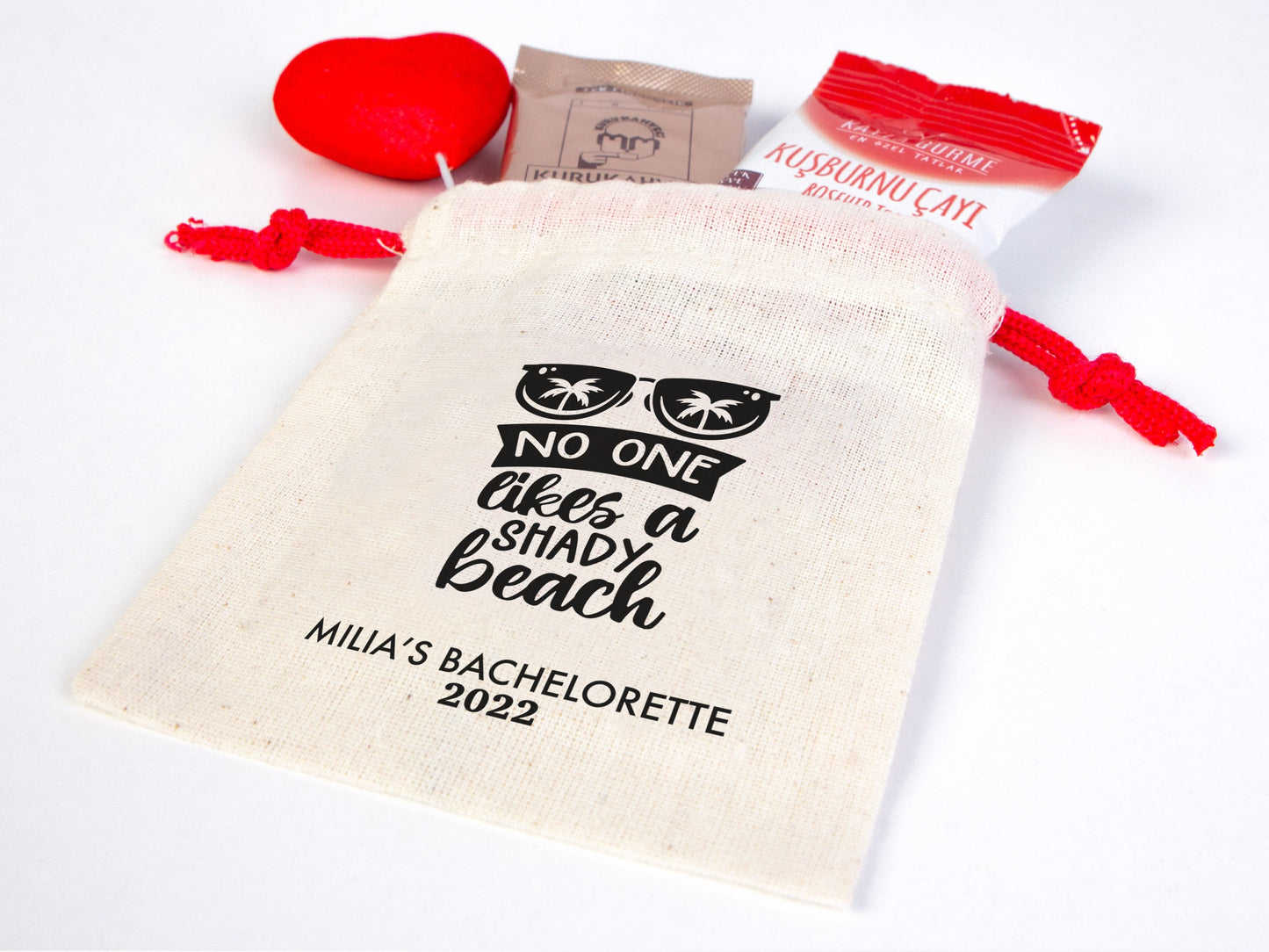 Bachelorette Party Personalized Hangover Kit - 4"W x 5"H (10 cm x 13 cm) - Custom with Your Name or Design - Survival Kits & Hangover Kits