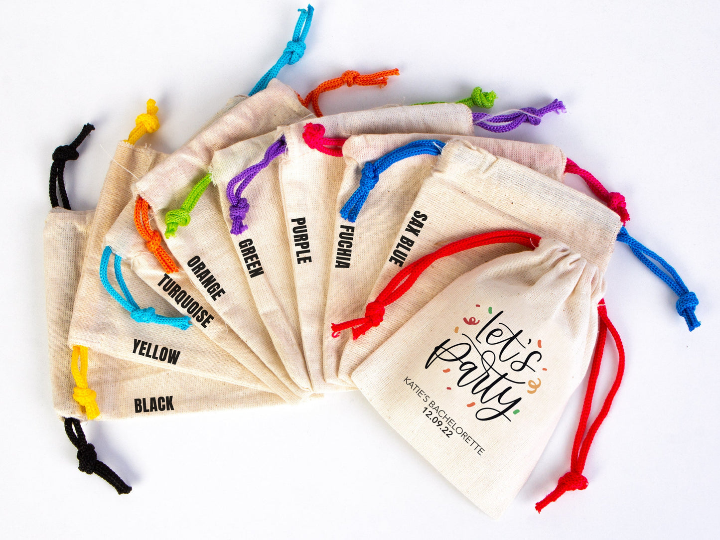 Lets Party Bags Party Recovery Kit Bags - 4"W x 5"H (10 cm x 13 cm) Custom Hangover Bags - Bachelorette Party - Wedding Tote Bag - Hen Party