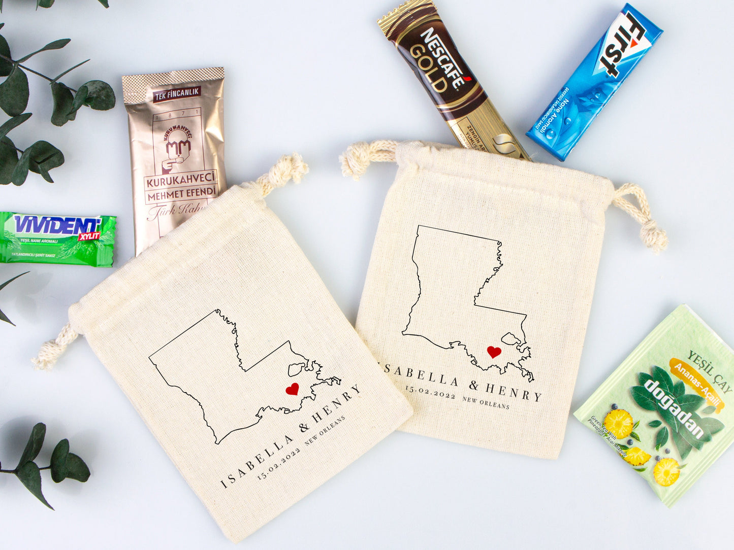 New Orleans Wedding Recover Kit Bags - New Orleans Bachelorette Party Tote - Louisiana Wedding Tote - Welcome to New Orleans