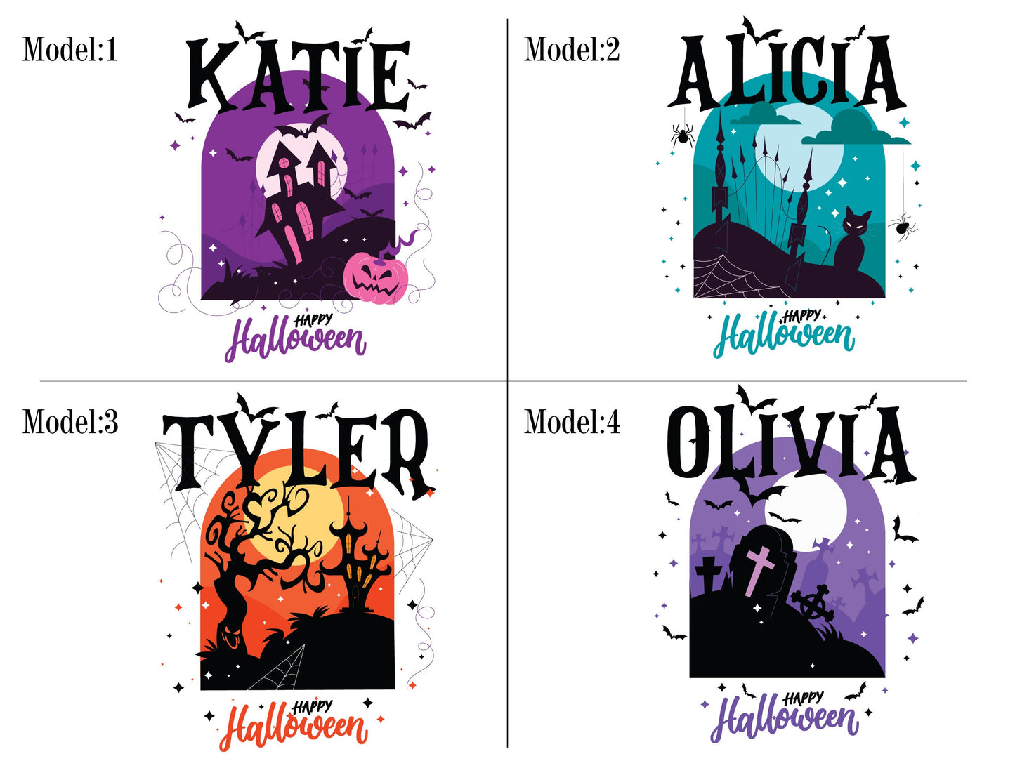 Personalized Halloween Trick-or-Treat Bags for Kids - Custom Candy Bags with Name - Halloween Bags for Kids - Halloween Gift Bags
