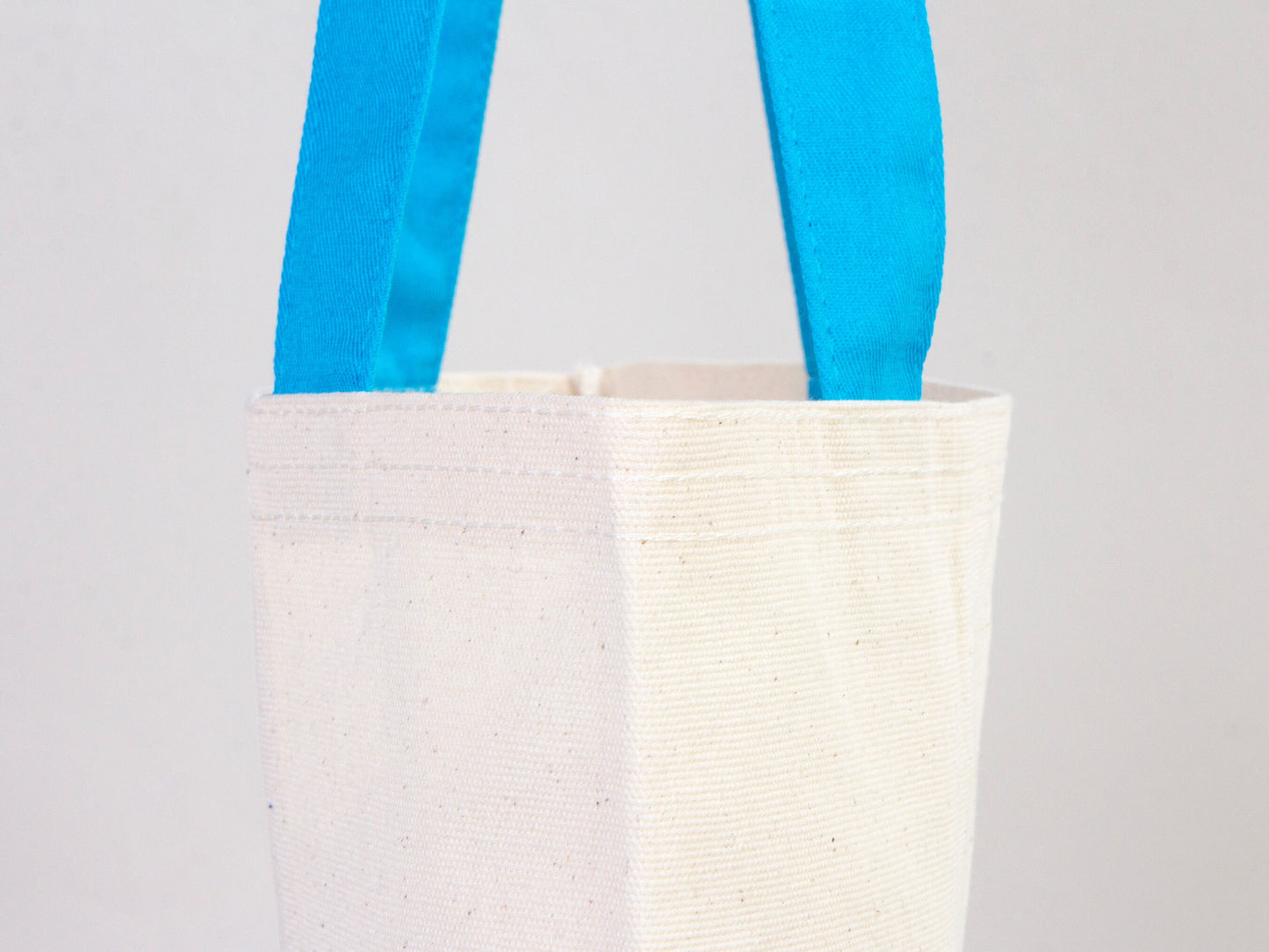Custom Canvas Tote Bag 14"W x 16"H (35 cm x 40 cm) - Personalised Tote Bag, Customize Cotton Fabric Bags, 9 Color Handle, Cotton Totes With Logo
