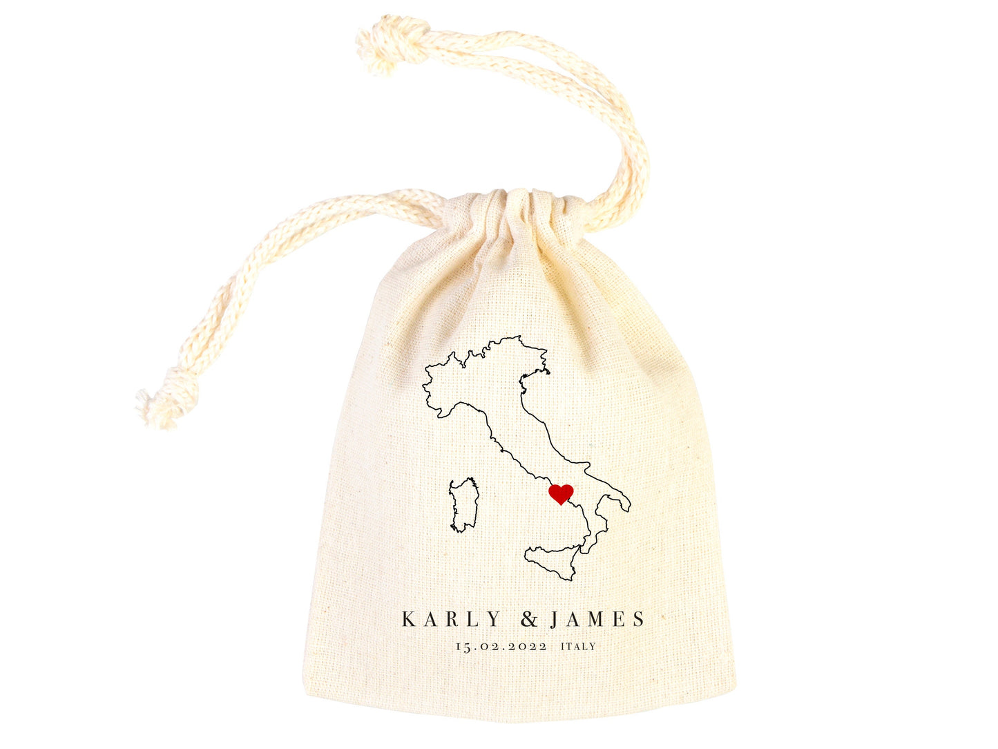 Italy Wedding Recover Kit Bags, Italian Wedding Favor Bag, Italian Wedding Tote, Custom With Your name or Design, Bachelorette Party