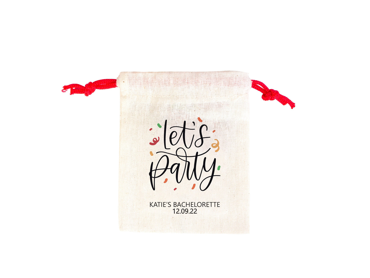 Lets Party Bags Party Recovery Kit Bags - 4"W x 5"H (10 cm x 13 cm) Custom Hangover Bags - Bachelorette Party - Wedding Tote Bag - Hen Party