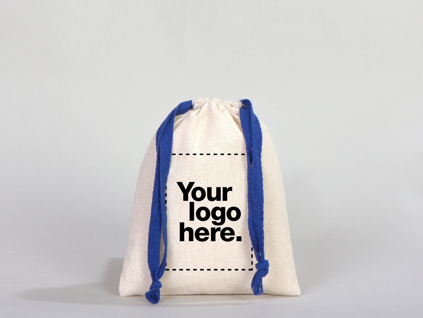 Muslin Drawsting Bags - 6"W x 8"H (15 cm x 20 cm) - Navy blue Great For Packing And Wrapping - Organic Cotton Pouch Bag - Bridal shower Bag