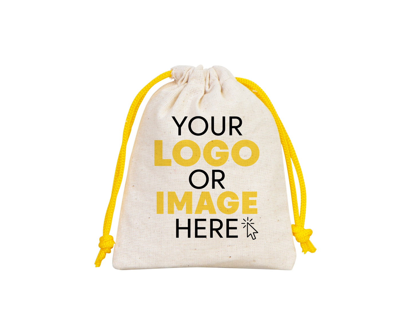 Custom Bag - Drawstring Muslin Bags, 4"W x 5"H (10 cm x 13 cm) Hangover Kit, Wedding Welcome Bags Custom Favor Bags