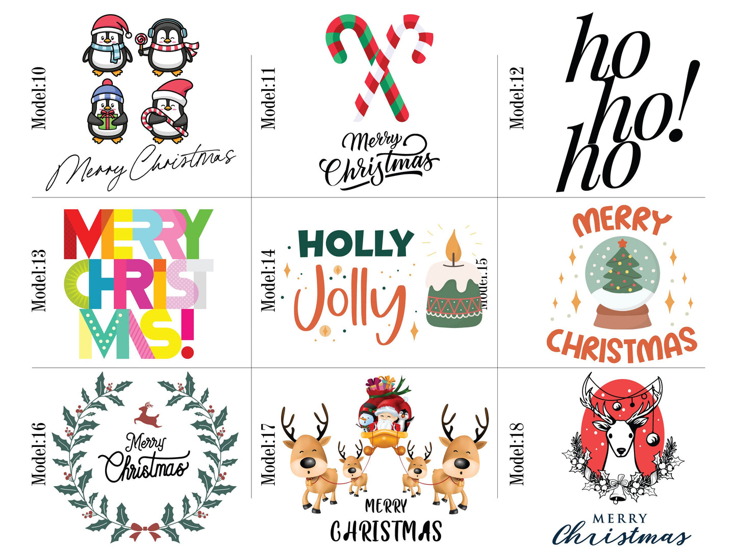 Christmas Canvas Tote Bags, 18"W x 14"H x 3"L (45 cm x 35 cm x 8 cm) Canvas Tote Bags, Santa's Gift Bags, Custom Name Tote Bag